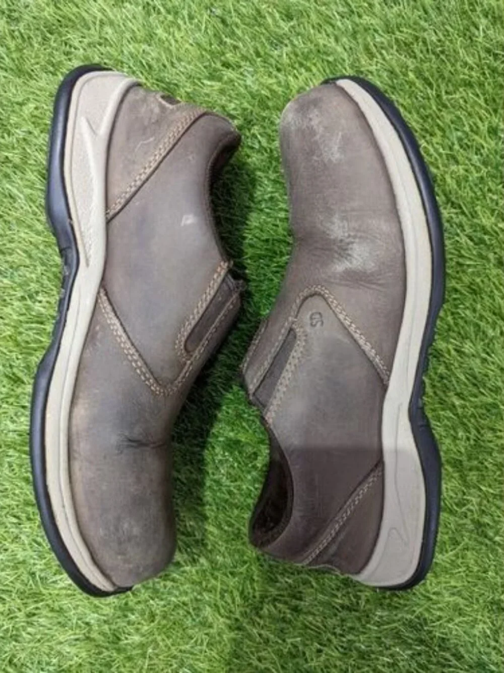 Red Wing Comfort Pro Nutmeg Oxford Slip on Work Shoe Women's Size 8 Keen Insoles